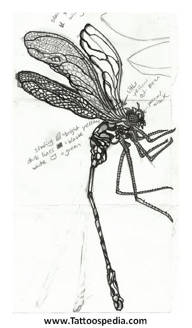 381x650 Dragonfly Tattoo Designs For Men 3