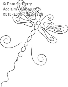 234x300 Dragonfly Tattoo Design Clipart Amp Stock Photography Acclaim Images