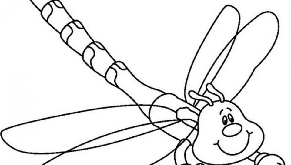 960x544 Popular Dragonfly Coloring Pages Awesome Color Fantastic Animals