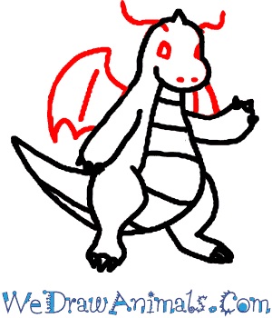 300x350 How To Draw Dragonite Pokemon