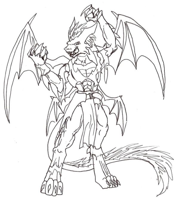 600x668 Dragon Human Drawing Demon Dragon Drawings