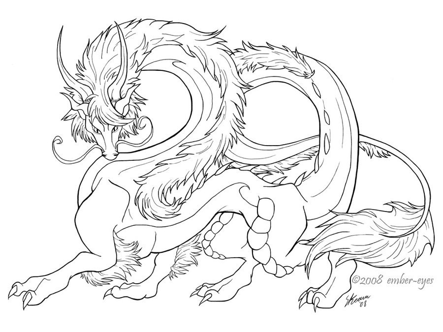 900x675 Noble Eastern Dragon By Ember Eyes