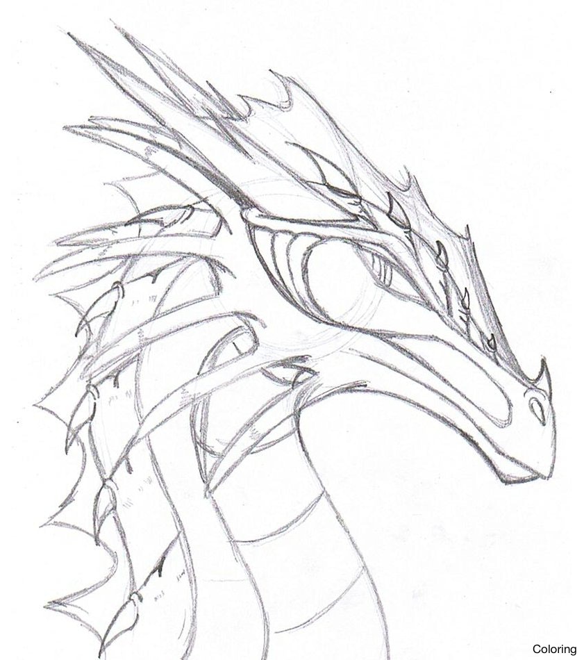841x950 Simple Drawing Of A Dragon How To Draw Step 8 Dragons