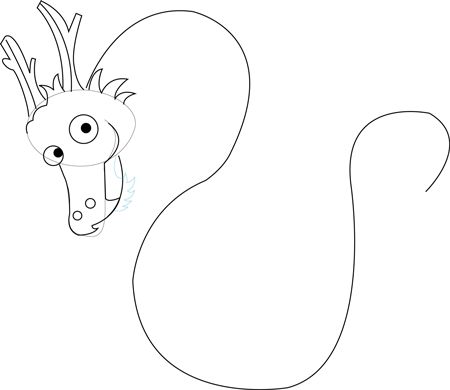 450x390 How Draw A Chinese Dragon Easy Step By How