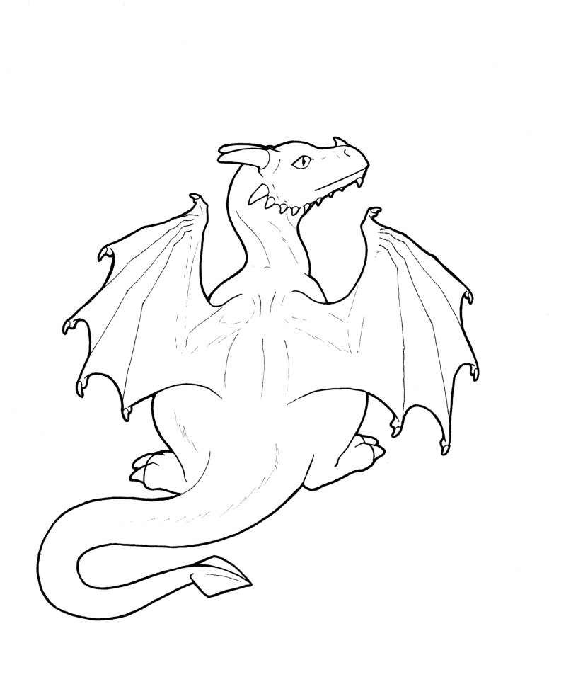 800x980 How I Draw A Dragon
