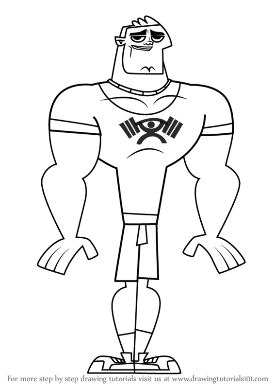 567x800 Learn How To Draw Ryan From Total Drama (Total Drama) Step By Step