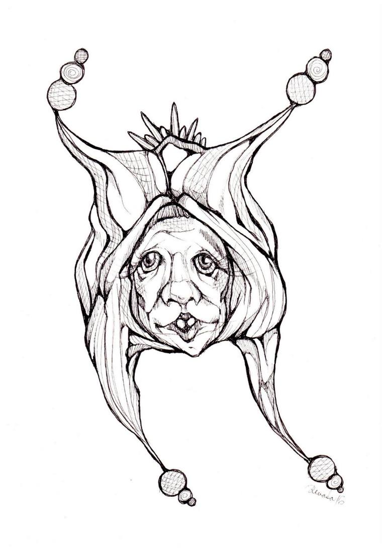 770x1089 Saatchi Art No Drama Drawing By Renata Lombard