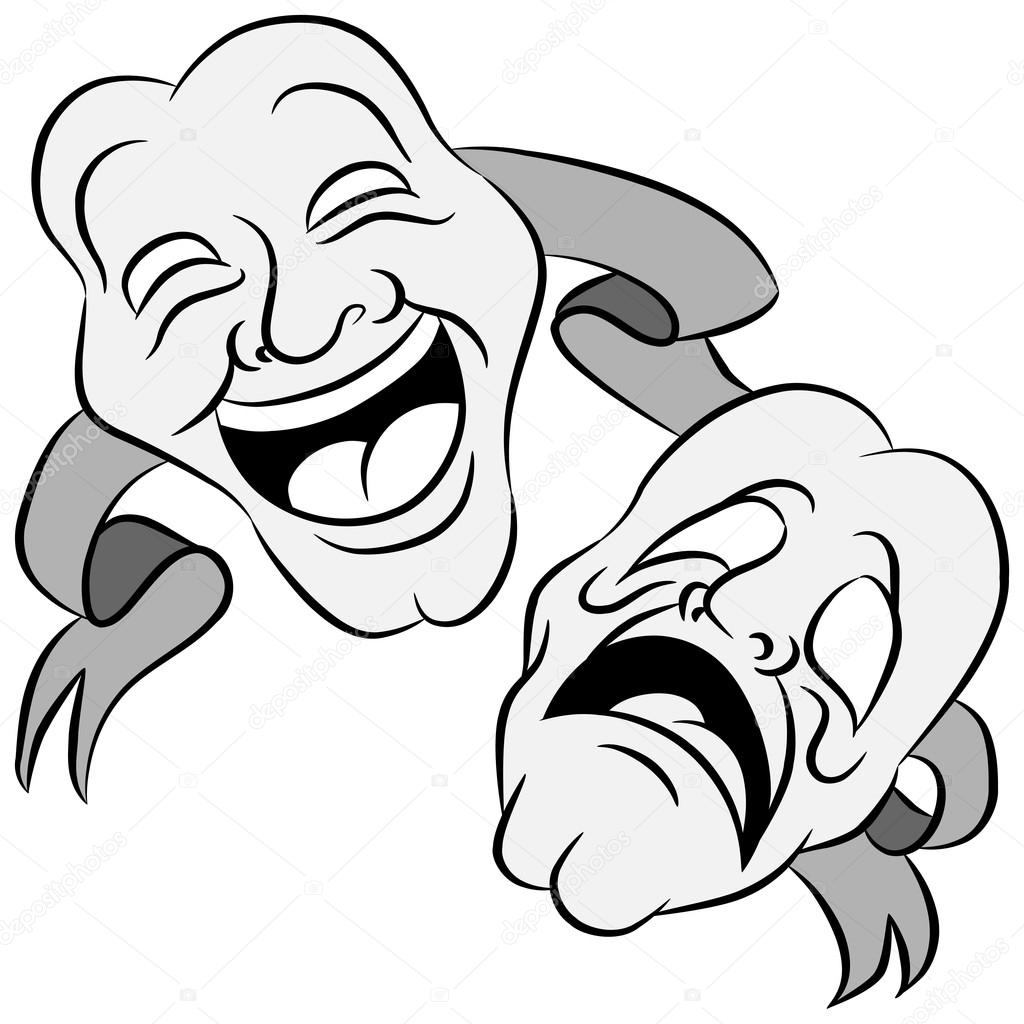 1024x1024 Drama Masks Stock Vector Cteconsulting