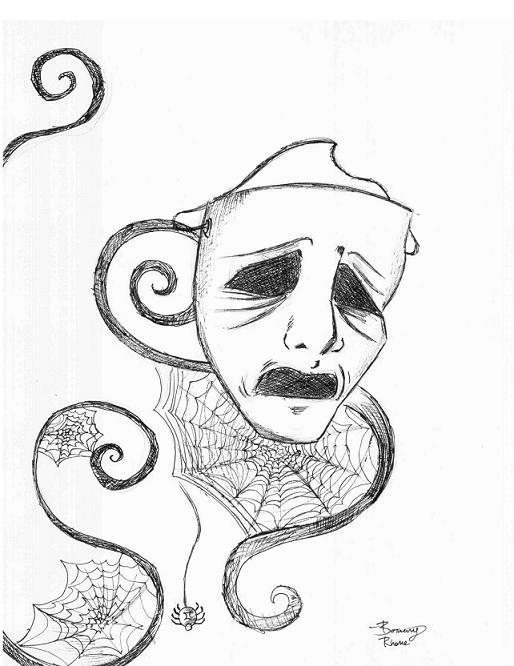 514x666 Tragedy Mask. By Egg Yolkeo