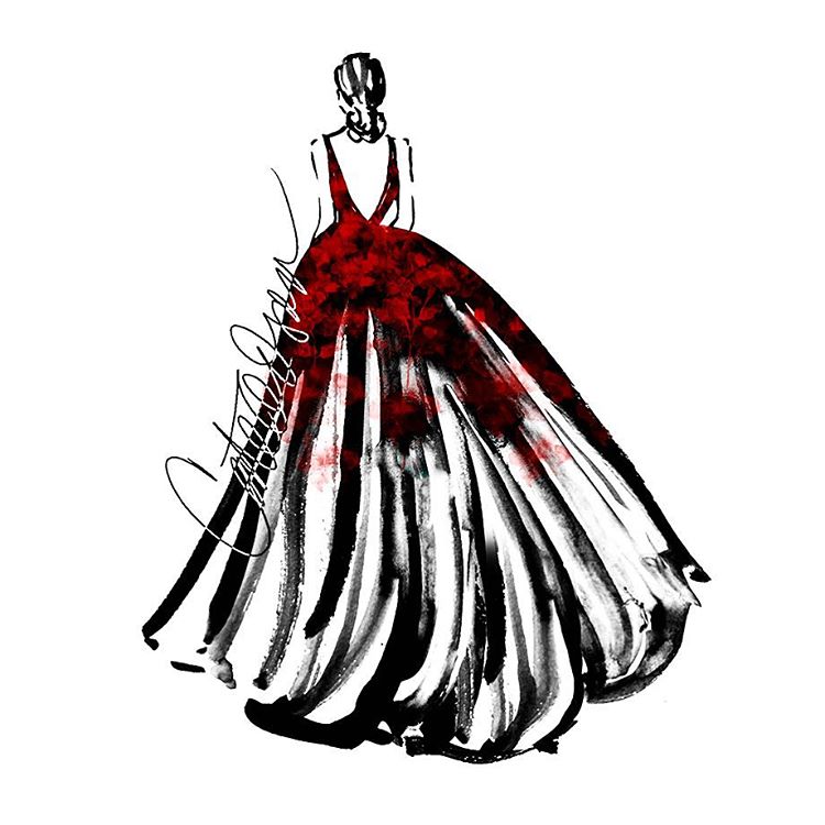 750x750 Black And Red Make A Lovely Combination, Especially On This