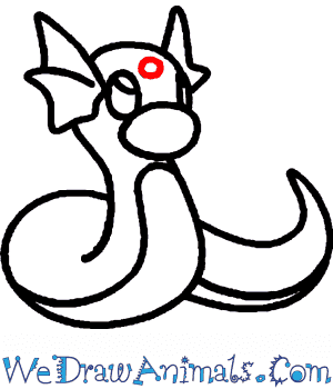 300x350 How To Draw Dratini Pokemon