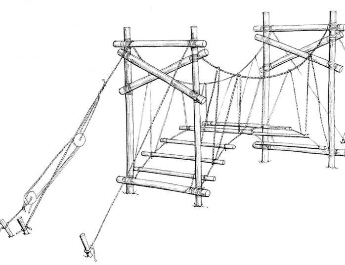 698x536 Pioneering The Suspension Bridge Scouts Scouting