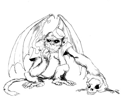 426x362 Drawbridge Flying Monkey