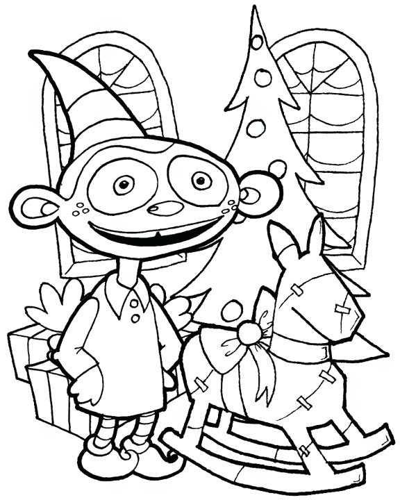 576x720 Funny Christmas Coloring Pages For Adults In Sweet Draw Pict Fun