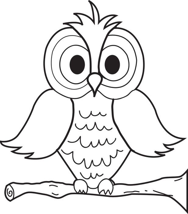 617x700 Coloring Pages Draw An Owl Found In Animals Birds Owls More Inside