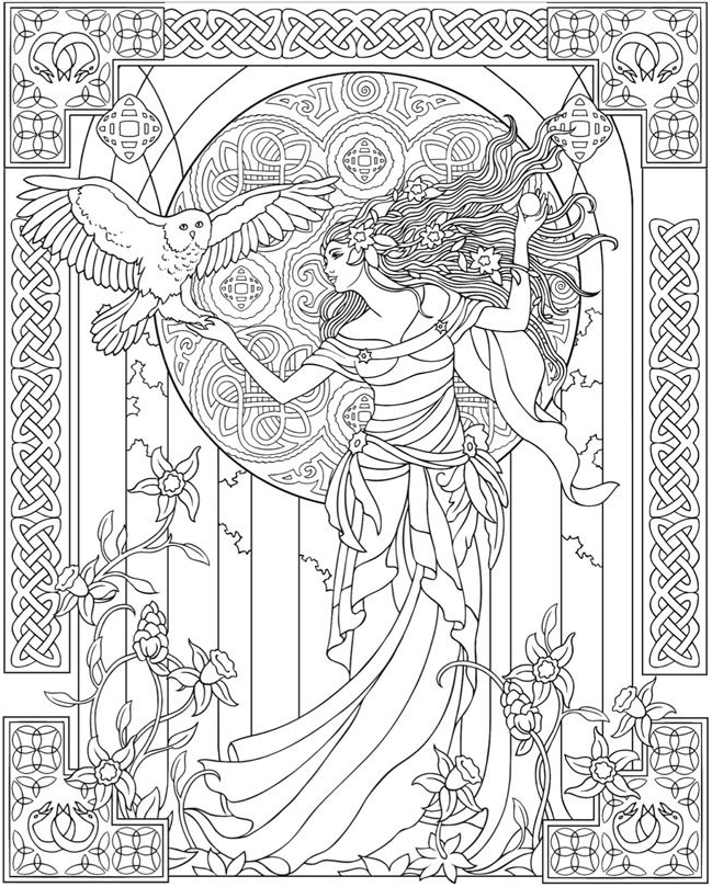 649x809 Free Coloring Pages For Adults Online Download