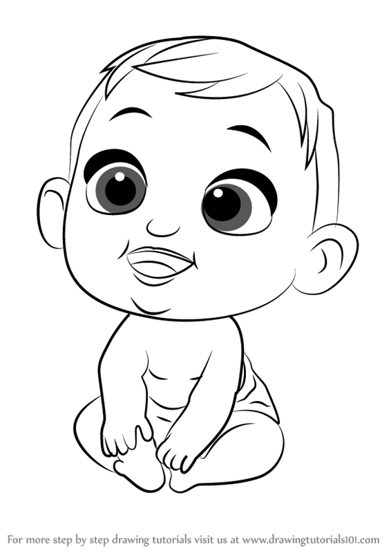 566x800 Learn How To Draw The Baby From Storks (Storks) Step By Step