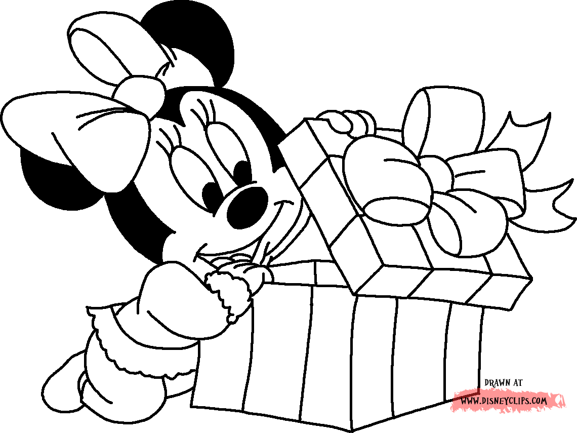 1140x855 Baby Mickey Mouse Christmas Coloring Pages To Fancy Print Draw