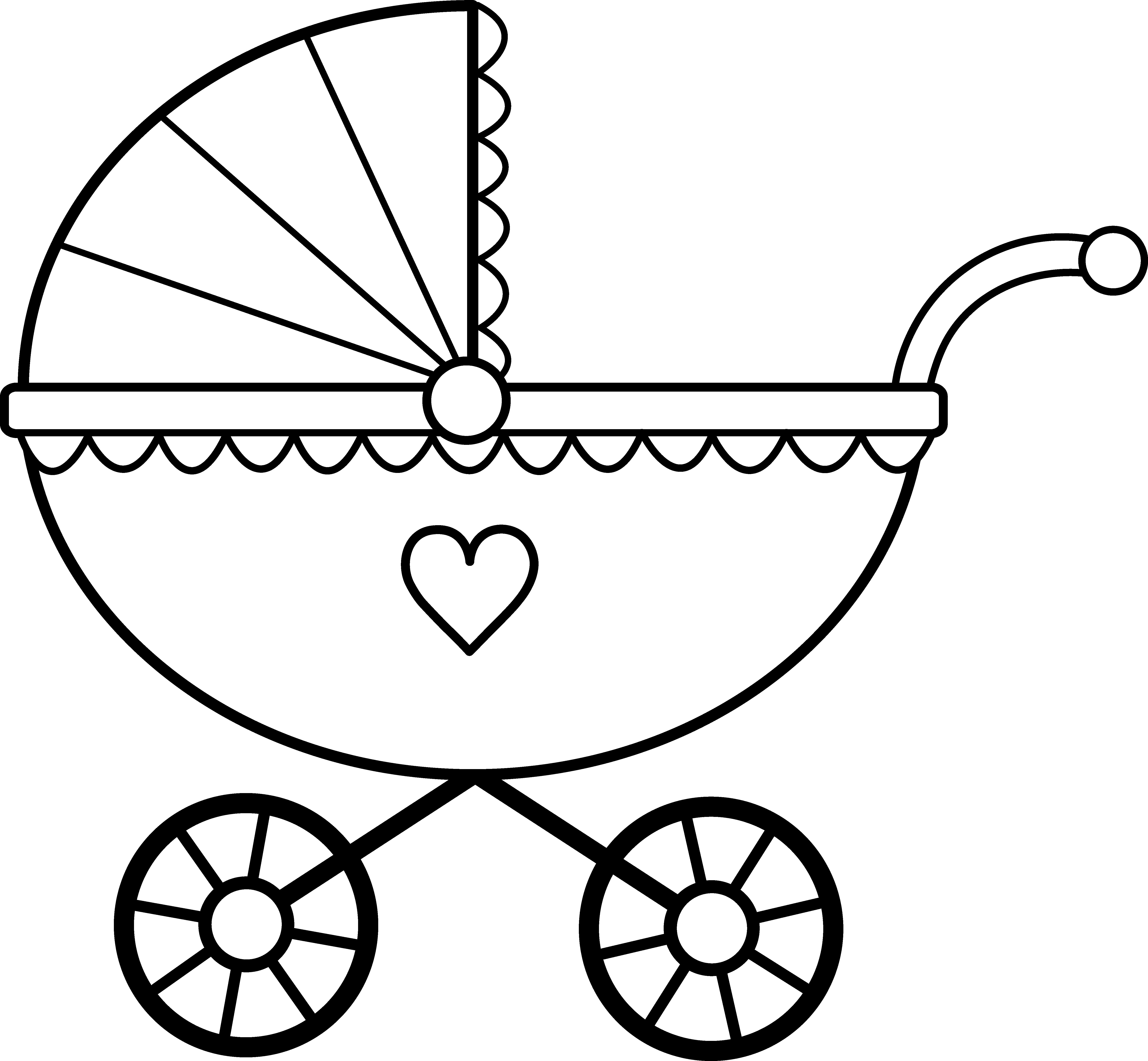 5928x5481 Baby Shower Coloring Pages