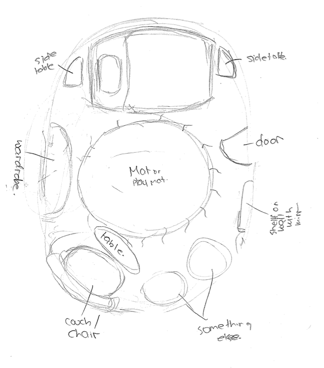 665x755 Digitalanimatedmedia Ass.2 Bird's Eye View Of Baby Room