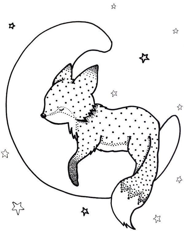 599x775 Goodnight Fox Art Print By Hilari Alsip Fox Nursery, Fox Art