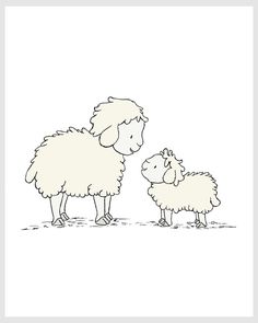 236x295 Lamb Nursery Art