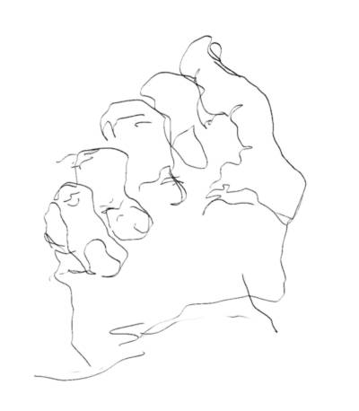 400x458 Beginner Drawing 6 Lessons To Learn How To Draw Blind Contour