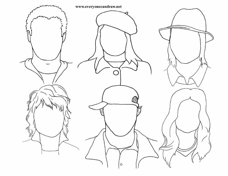 792x612 Portrait Drawings Step By Step Instructions