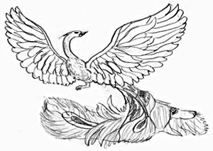 300x213 How To Draw A Fire Bird