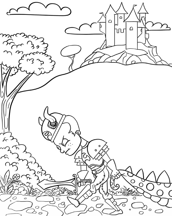 550x688 Children's Book Page