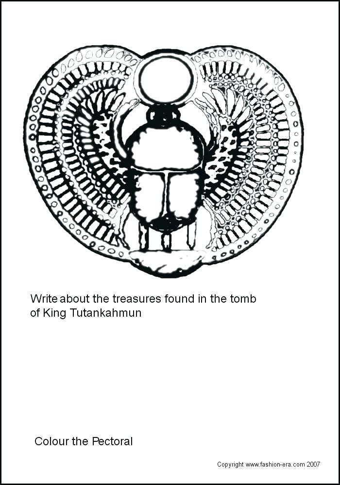 700x1000 King Tut Coloring Page Cortefocal.site