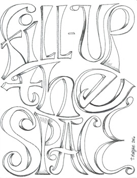 270x350 Fill Up The Space Color Sheet Big Project, Teacher And Students