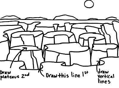 400x296 Grand Canyon Painting Lesson Georgia, Deep Space Sparkle