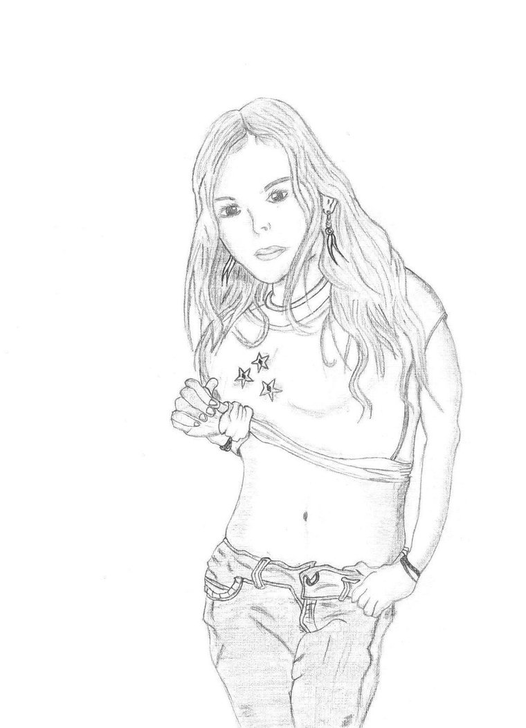760x1051 Teen Girl (Sketch) By Goldvicblest