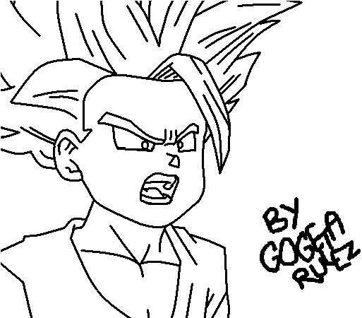 513x450 Super Kid Trunks Line Drawing By Gogetarulez