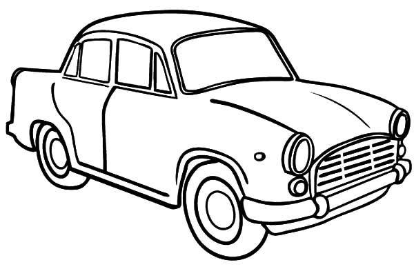 600x390 Car Coloring Sheets For Kids Color Bros