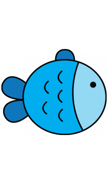 215x382 How To Draw A Fish For Kids, Preschool, Toddlers, Easy Step By