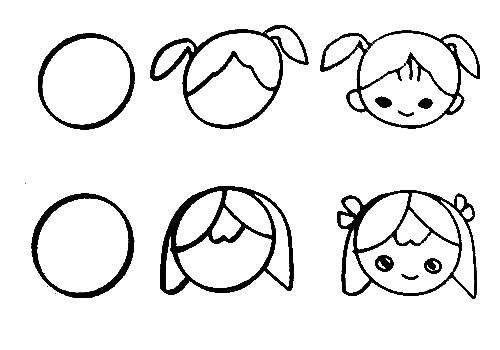 500x350 Teach Kids Draw People Page,free Printable Kids Step By Step