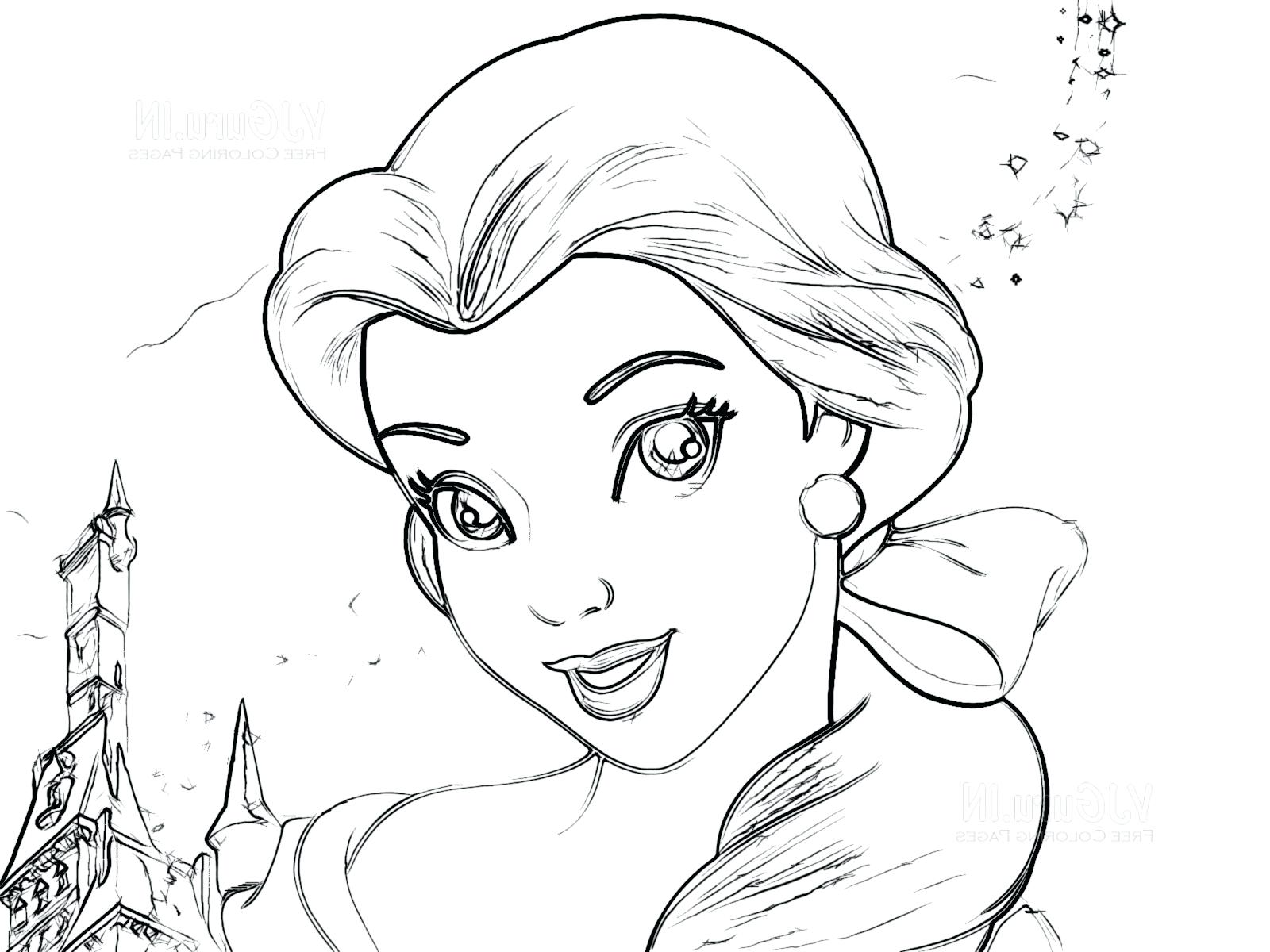 1600x1200 Coloring Beautiful Girl Coloring Pages A Drawing For Kids Free