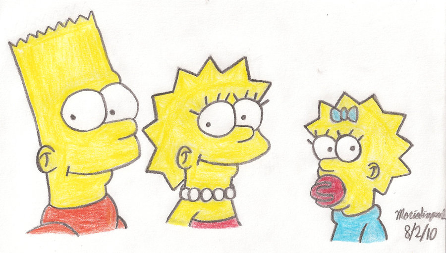 900x511 Simpsons Kids Drawing By Mariosimpson1