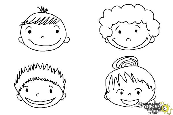 600x400 How To Draw A Face For Kids