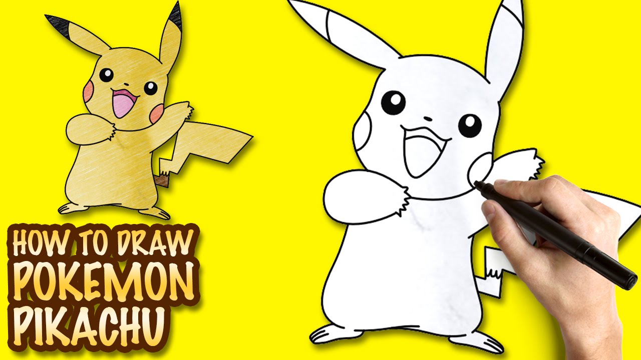 1280x720 How To Draw Pokemon Pikachu