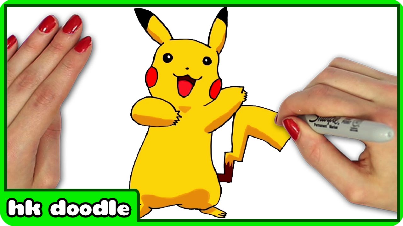 1280x720 How To Draw Pokemon Pikachu