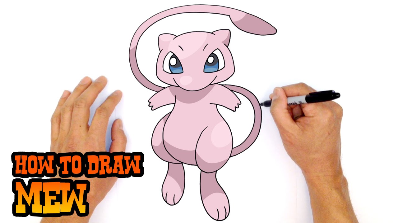 1280x720 How To Draw Mew Pokemon