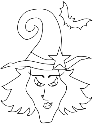 300x400 Halloween Coloring Pages