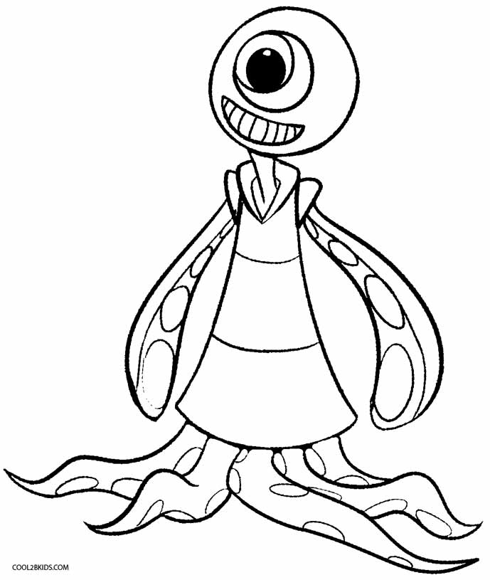 689x815 Printable Alien Coloring Pages For Kids Cool2bkids