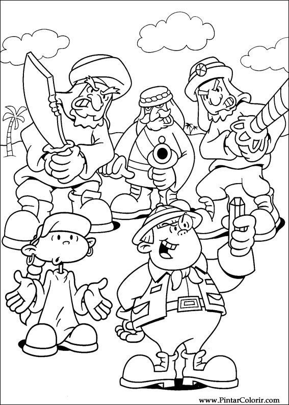 567x794 Drawings To Paint Amp Colour Kids Next Door