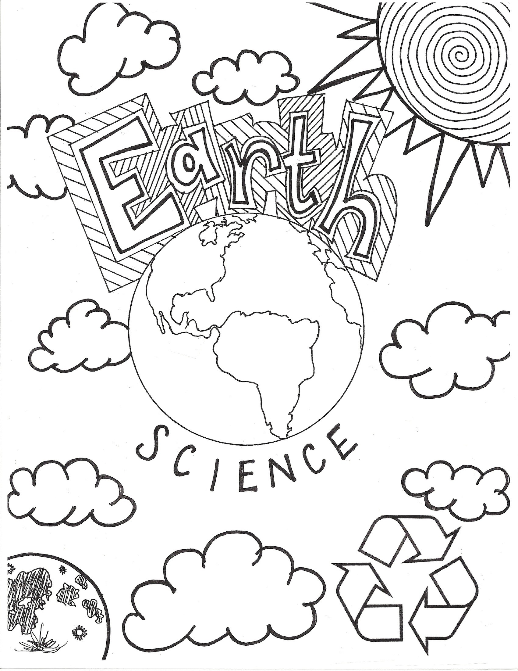 1700x2200 Science Coloring Pages Middle School Free Draw To Color