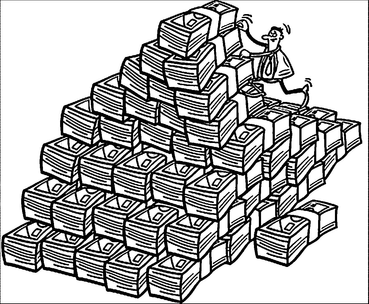 1203x993 Drawing Money Coloring Sheet 99 With Additional Line Drawings Best