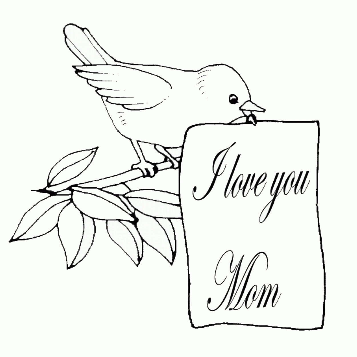 1250x1250 Mother's Day Coloring Pages